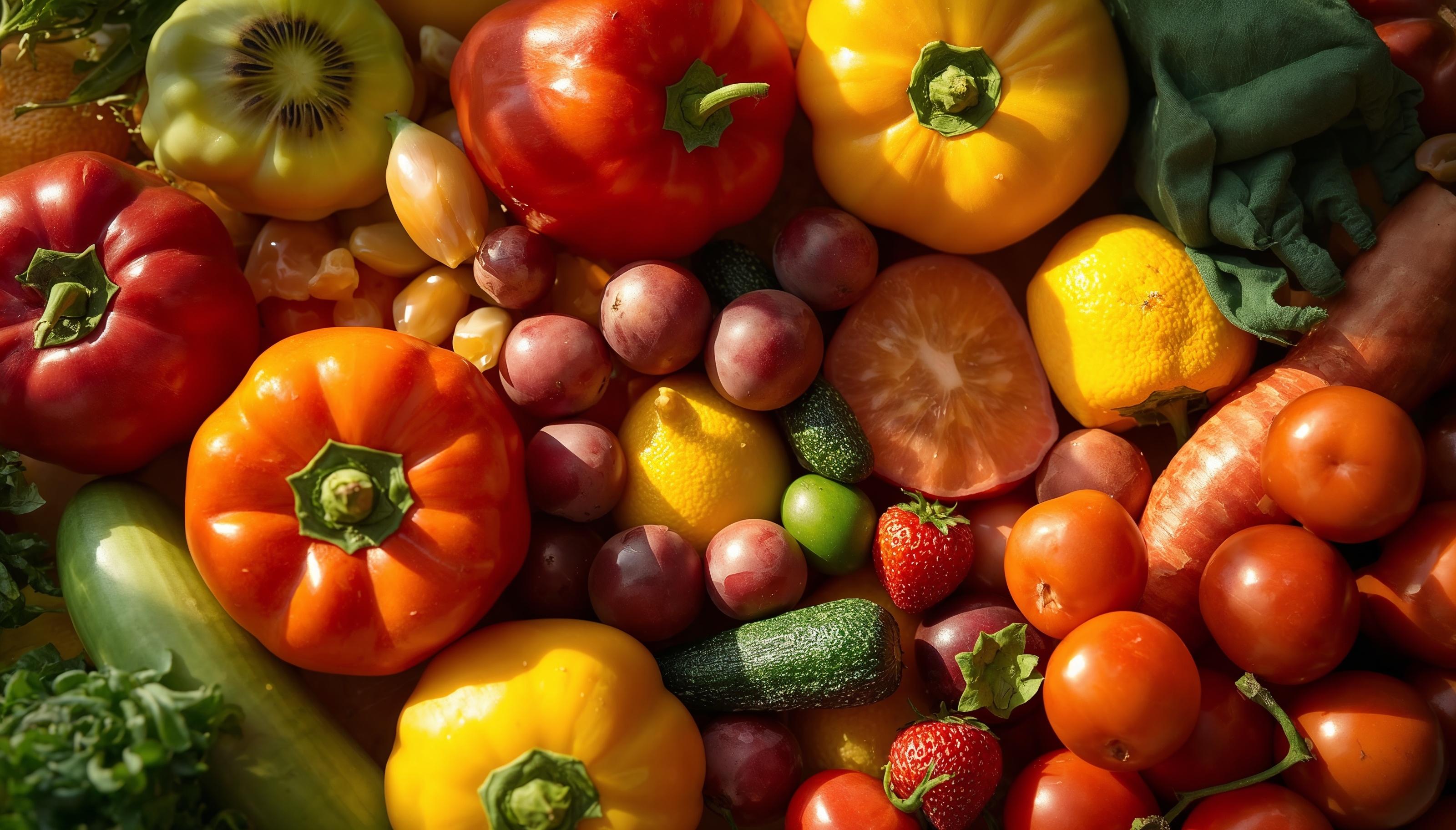 Frisches Obst und Gemüse